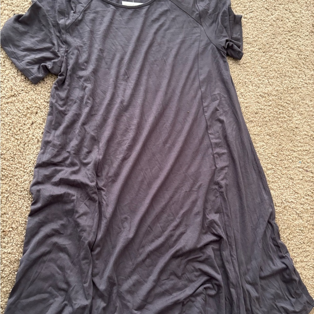 Double Zero Charcoal Short Sleeve Top